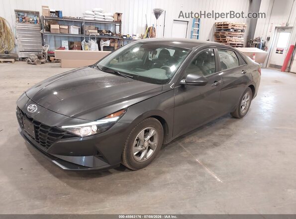 5NPLL4AG7MH049244 2021 HYUNDAI ELANTRA Gray წინა მარცხენა ხედი სამი მეოთხედიდან