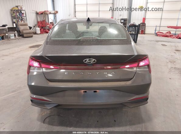 5NPLL4AG7MH049244 2021 HYUNDAI ELANTRA Gray 
