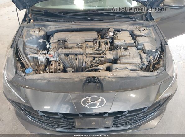 5NPLL4AG7MH049244 2021 HYUNDAI ELANTRA Gray უკანა ხედი