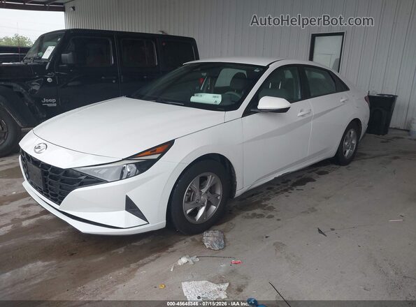5NPLL4AG7MH049938 2021 HYUNDAI ELANTRA Белый Передняя левая четверть