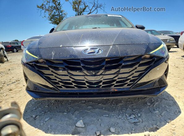 5NPLL4AG8MH017175 2021 HYUNDAI ELANTRA Black Vista frontal