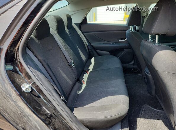 5NPLL4AG8MH030279 2021 HYUNDAI ELANTRA Black Հետևի նստատեղերի տեսք