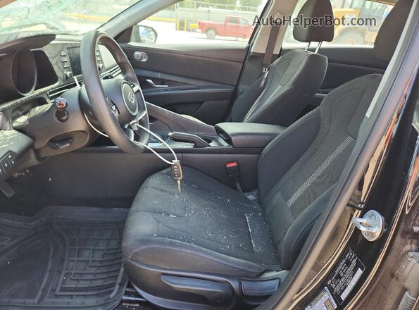 5NPLL4AG8MH030279 2021 HYUNDAI ELANTRA Black Սալոնի դիմացի տեսք