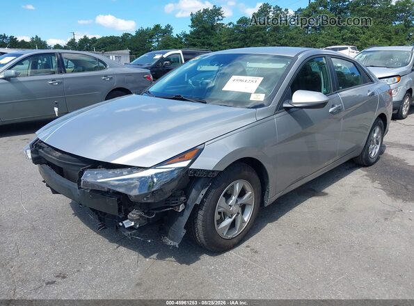 5NPLL4AG8MH034851 2021 HYUNDAI ELANTRA Silver Передня ліва чверть