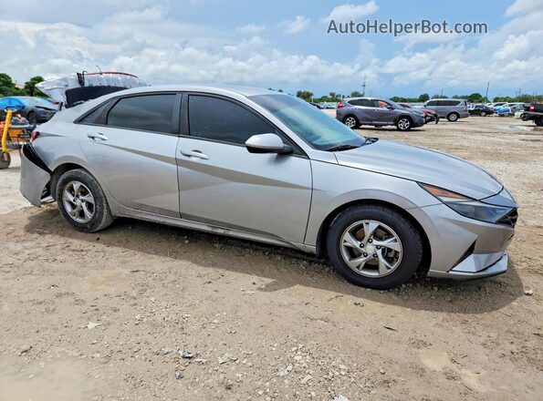 5NPLL4AG8MH046871 2021 HYUNDAI ELANTRA Silver Front right