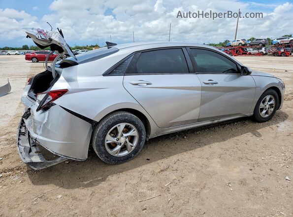 5NPLL4AG8MH046871 2021 HYUNDAI ELANTRA Silver Rear right
