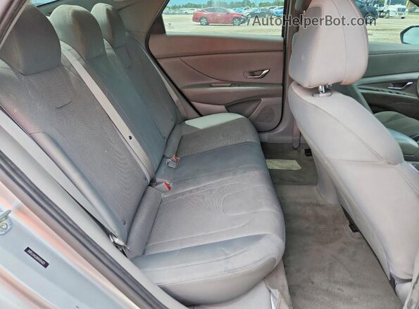 5NPLL4AG8MH046871 2021 HYUNDAI ELANTRA Silver Rear seats view