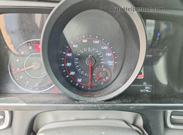 5NPLL4AG8MH046871 2021 HYUNDAI ELANTRA Silver Instrument cluster view