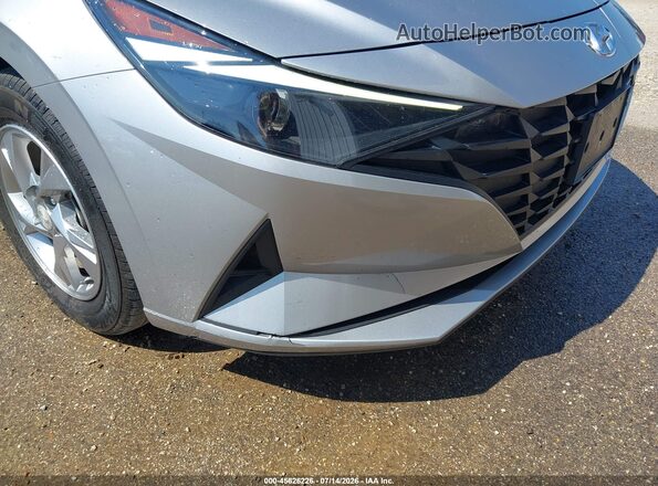 5NPLL4AG8MH047258 2021 HYUNDAI ELANTRA Silver Դիմացի տեսք