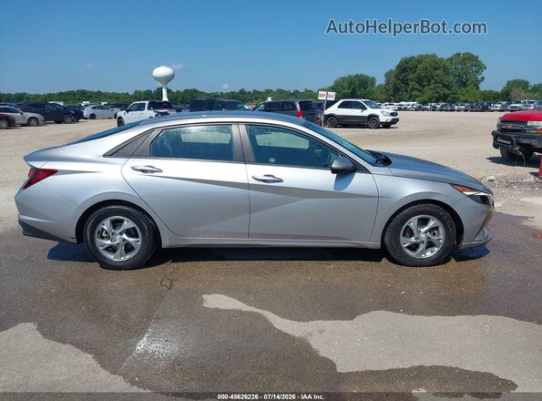5NPLL4AG8MH047258 2021 HYUNDAI ELANTRA Silver 