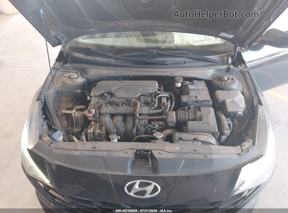 5NPLL4AG8MH047342 2021 HYUNDAI ELANTRA Black Widok z tyłu