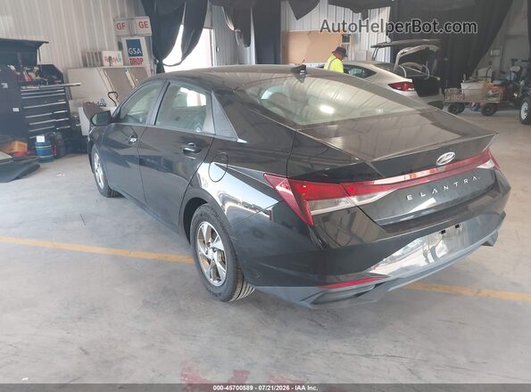 5NPLL4AG8MH047342 2021 HYUNDAI ELANTRA Black Tył lewy