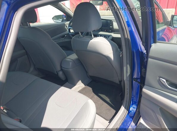 5NPLL4AG8MH049351 2021 HYUNDAI ELANTRA Blue VIN კოდის სტიკერის ხედი