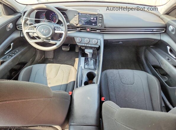5NPLL4AG8MH052721 2021 HYUNDAI ELANTRA Black Առջևի վահանակի տեսք