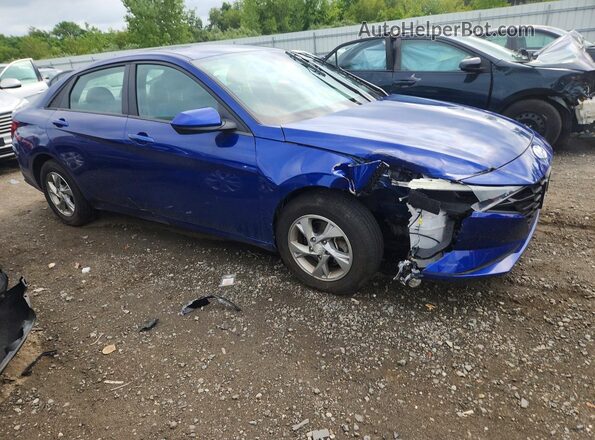 5NPLL4AG8PH117300 2023 HYUNDAI ELANTRA Blue Передня права чверть
