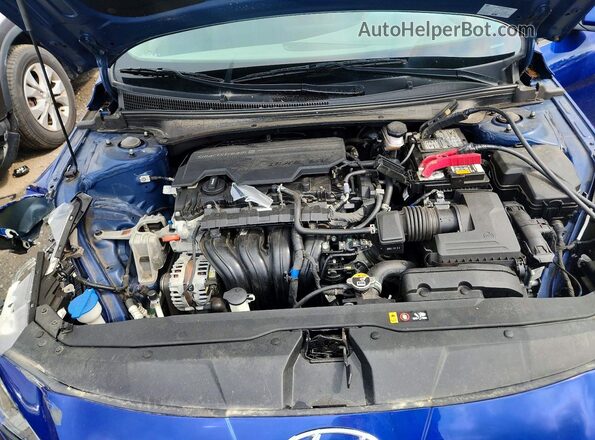 5NPLL4AG8PH117300 2023 HYUNDAI ELANTRA Blue Вид задньої частини салону