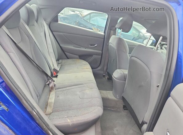 5NPLL4AG8PH117300 2023 HYUNDAI ELANTRA Blue Вид задніх сидінь