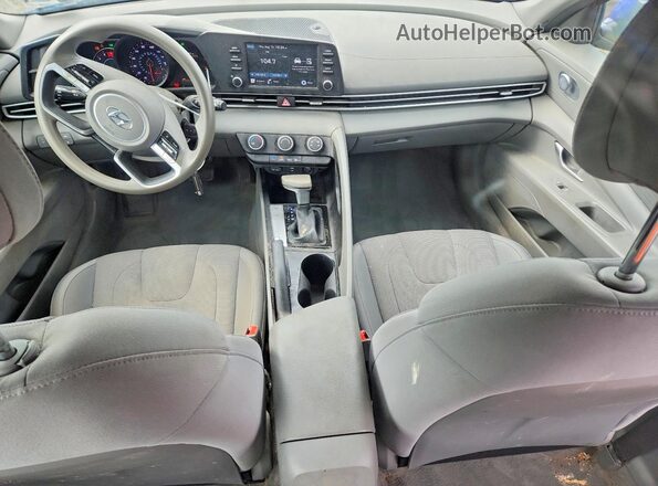 5NPLL4AG8PH117300 2023 HYUNDAI ELANTRA Blue Вид панелі приладів