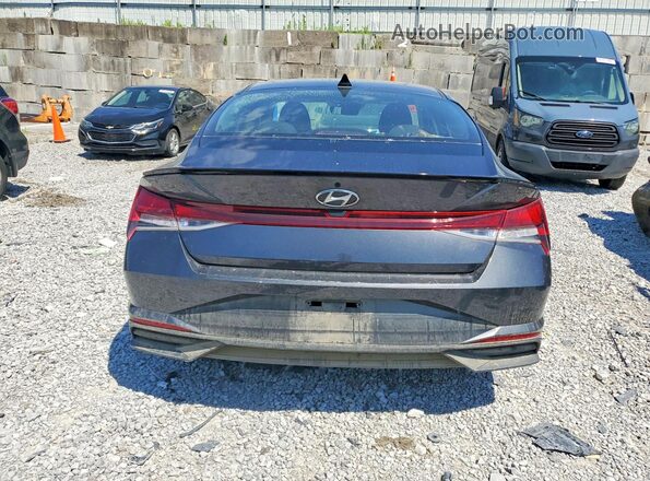 5NPLL4AG9MH015709 2021 HYUNDAI ELANTRA Gray Вид ззаду