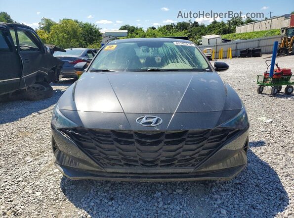 5NPLL4AG9MH015709 2021 HYUNDAI ELANTRA Gray Вид спереду