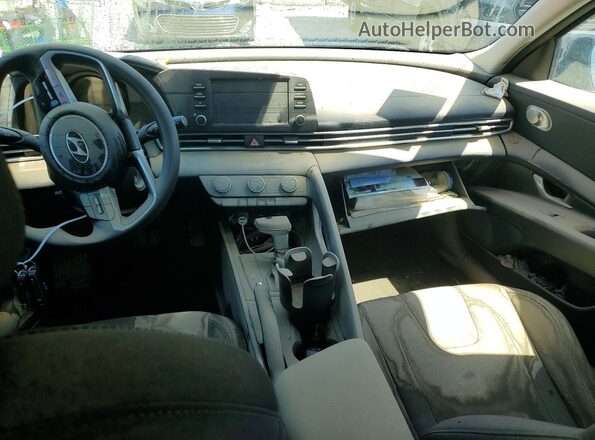 5NPLL4AG9MH015709 2021 HYUNDAI ELANTRA Gray Вид панелі приладів