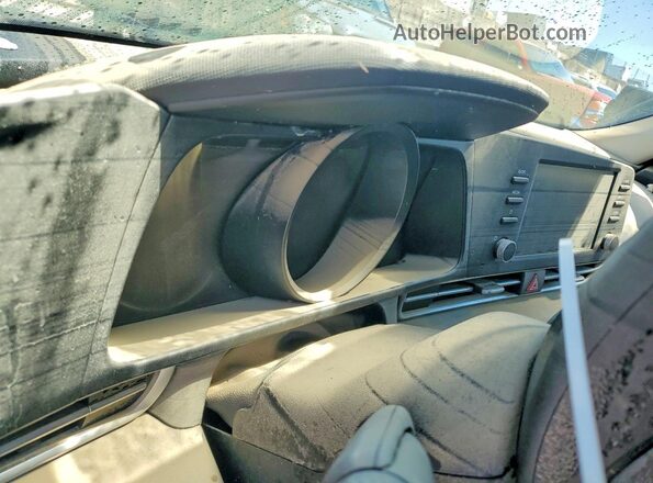 5NPLL4AG9MH015709 2021 HYUNDAI ELANTRA Gray Вид щитка приладів