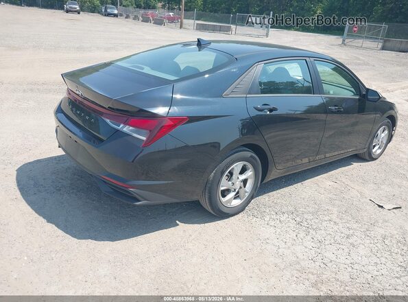 5NPLL4AG9MH046748 2021 HYUNDAI ELANTRA Black Rear right