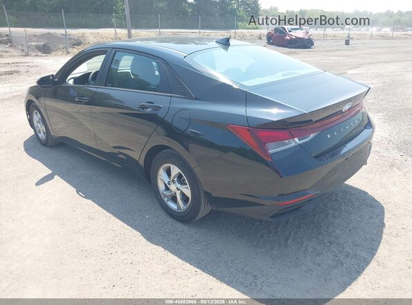 5NPLL4AG9MH046748 2021 HYUNDAI ELANTRA Black Rear left