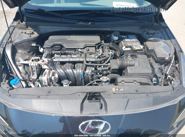 5NPLL4AG9MH046748 2021 HYUNDAI ELANTRA Black Rear view