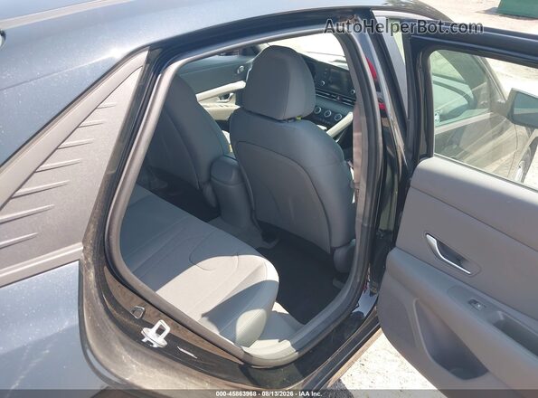 5NPLL4AG9MH046748 2021 HYUNDAI ELANTRA Black VIN sticker view