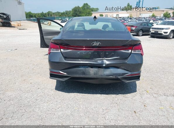 5NPLL4AG9MH047480 2021 HYUNDAI ELANTRA Gray Front view