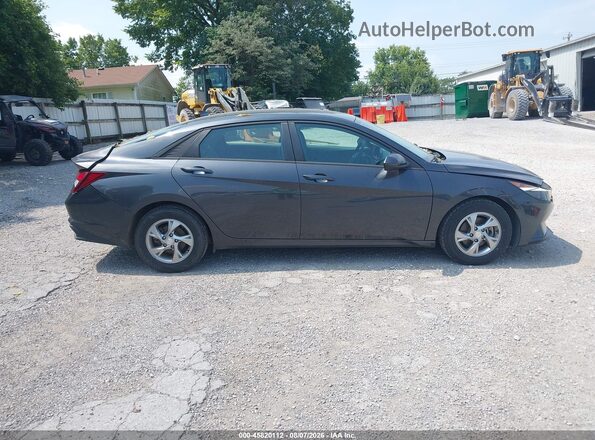 5NPLL4AG9MH047480 2021 HYUNDAI ELANTRA Gray Rear interior view