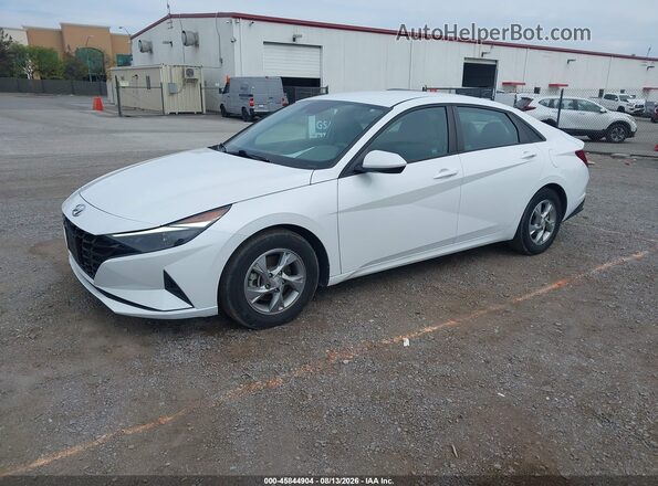 5NPLL4AG9MH049214 2021 HYUNDAI ELANTRA White Vista tres cuartos delantera izquierda