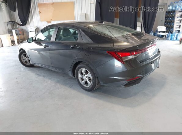 5NPLL4AG9MH049598 2021 HYUNDAI ELANTRA Gray Trasero izquierdo
