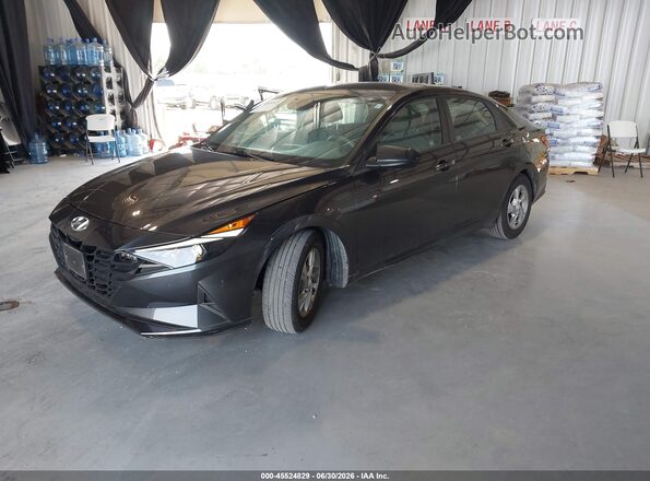 5NPLL4AG9MH049598 2021 HYUNDAI ELANTRA Gray Vista tres cuartos delantera izquierda