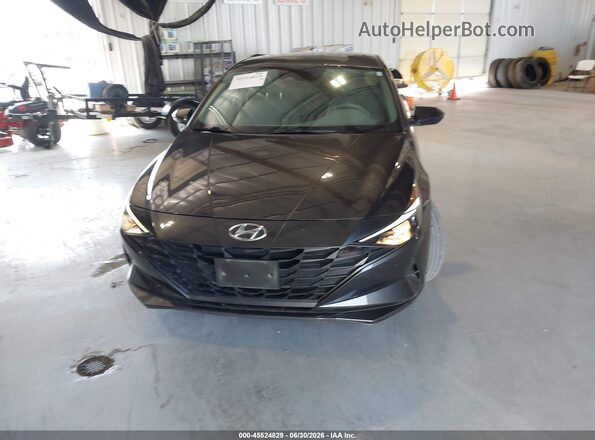 5NPLL4AG9MH049598 2021 HYUNDAI ELANTRA Gray Vista del cuadro de instrumentos