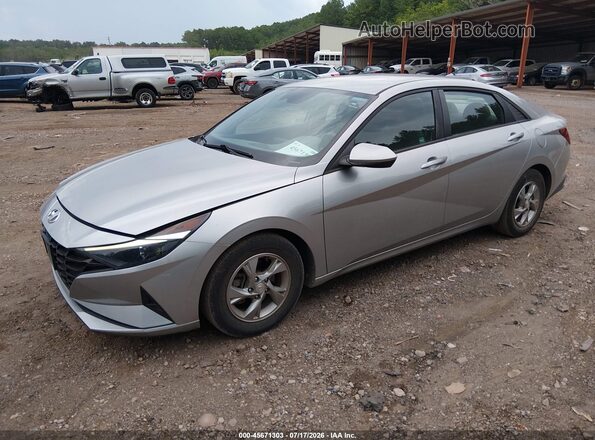 5NPLL4AG9MH050055 2021 HYUNDAI ELANTRA Silver წინა მარცხენა ხედი სამი მეოთხედიდან