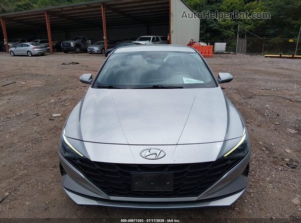 5NPLL4AG9MH050055 2021 HYUNDAI ELANTRA Silver წინა ხედი