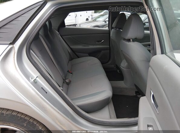 5NPLL4AG9MH050055 2021 HYUNDAI ELANTRA Silver VIN კოდის სტიკერის ხედი