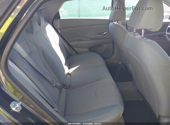 5NPLL4AG9MH050122 2021 HYUNDAI ELANTRA Gray Widok naklejki z numerem VIN