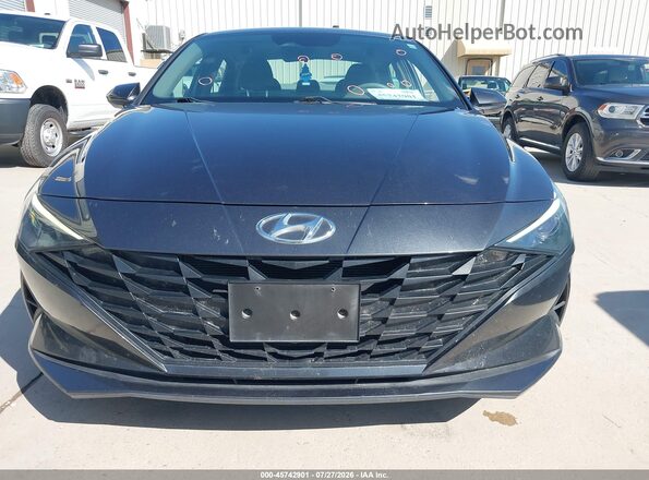 5NPLL4AG9MH050122 2021 HYUNDAI ELANTRA Gray Widok zestawu wskaźników