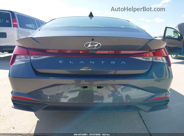 5NPLL4AG9MH050122 2021 HYUNDAI ELANTRA Gray 