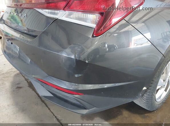 5NPLL4AGXMH046824 2021 HYUNDAI ELANTRA Gray უკანა სალონის ხედი