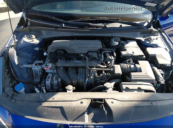 5NPLL4AGXMH048721 2021 HYUNDAI ELANTRA Blue Вид ззаду