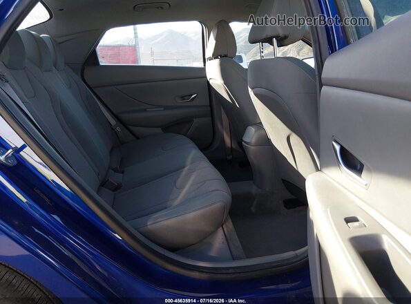 5NPLL4AGXMH048721 2021 HYUNDAI ELANTRA Blue Вид наклейки з VIN-кодом