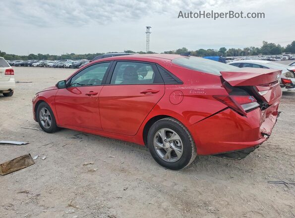 5NPLL4AGXMH049643 2021 HYUNDAI ELANTRA Red Հետևի ձախ