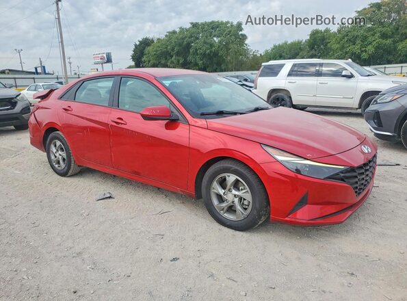 5NPLL4AGXMH049643 2021 HYUNDAI ELANTRA Red Առջևի աջ