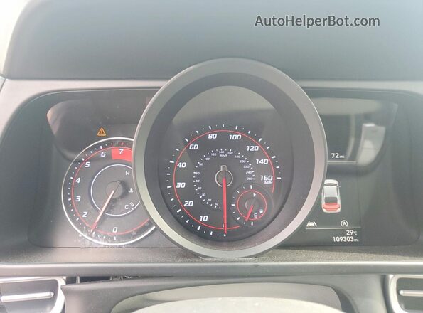 5NPLL4AGXMH049643 2021 HYUNDAI ELANTRA Red Սարքավորումների վահանակի տեսք