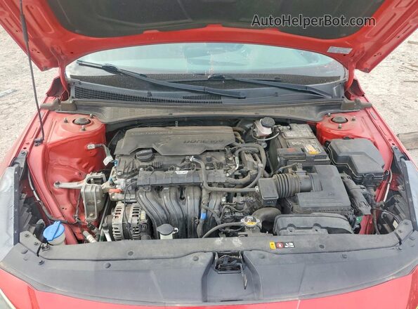 5NPLL4AGXMH049643 2021 HYUNDAI ELANTRA Red Սալոնի հետևի տեսք