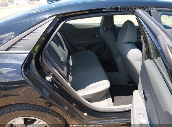 5NPLL4AGXMH049867 2021 HYUNDAI ELANTRA Black VIN კოდის სტიკერის ხედი